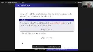 Elżbieta Krawczyk, Quasi-fixed points of substitutions and substitutive systems