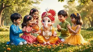 Ganpati Bappa Song 🎵 &ldquo;Nanhe Bappa Raja&rdquo; 🎵 Music & Voice: AI Generated #ai #aivedio #bappamorya 