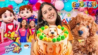 Maria Clara and JP throw a surprise party for the little dog Nala.