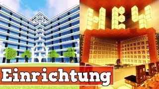 Wie richtet man ein Hotel in Minecraft ein | Minecraft Haus Einrichtung Deutsch