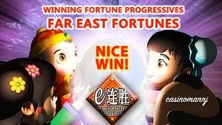 Winning Fortune Progressives *FAR EAST FORTUNES SLOT* - Nice Win - Slot Machine Bonus