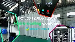 Green Hash 20-foot CE certified 1.2MW Antminer Hydro Container Intro
