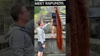 How l met real-life Rapunzel (PREVIEW)😍 #hair #realrapunzel #cheveux #aliia_more