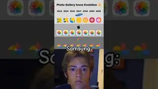 Photo gallery icons evolution #funny #iphone #memes #popular #samsung #viral #ytshorts #fyp