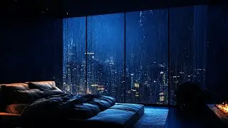 You Can Slow Down Here: Fall Asleep Calmly with City Rain Sounds at Night 🌙🌧️