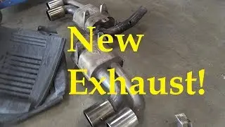 Ferrari F430 Exhaust valves and SURPRISE!  New exhaust system!