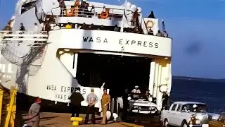 1974 Voksen&aring;sen Oslo &Aring;rj&auml;ng Mariehamn ferries (8mm footage)