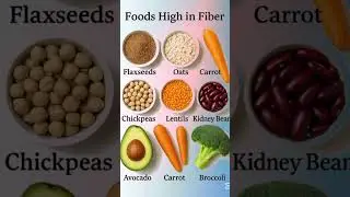 Top Foods High in Fiber | Boost Digestion & Stay Healthy #healthyfood #shorts #food #ytshorts