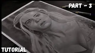 THE WITCHER - Ciri 😱 Drawing | Final Part 😲,
