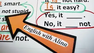 AM, IS, ARE | Positive, Negative & Question Forms: Practice English With Alina