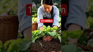 Harvesting radish with asmr relaxing natural sound #asmr #relaxing #satisfyling