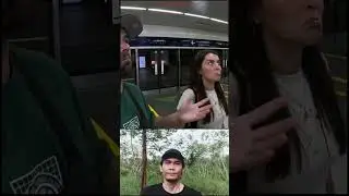 Bule Inggris Naik MRT Jakarta, Reaksinya Mengejutkan #travel #fyp