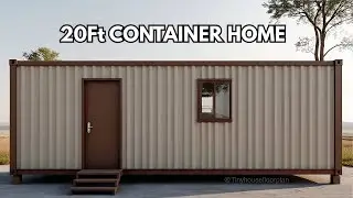 Transform 20ft Shipping Container into Cozy Off-Grid Space | Container Homes