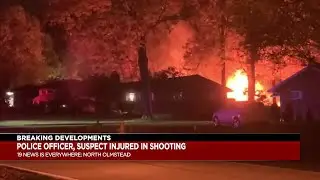 North Olmsted police officer, suspect wounded in gunfire exchange