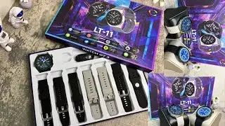 LT-11 SMART WATCH WITH SEVEN 7 STRAPS WIRELESS CHARGING WATCH GT3