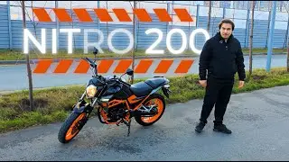 Мотоцикл NITRO 200. Легкий стрит в стиле КТМ. Краткий обзор.