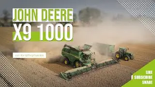 Hektarjagd mit Hirschpower - John Deere X9 1000 in der Getreideernte