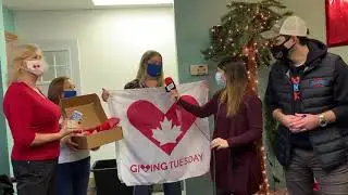 Admiral's Donates to Adsum & Chats with Hot Country 103.5 FM.