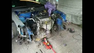 Opel Corsa B Reparatur Frontschaden Mai 2012