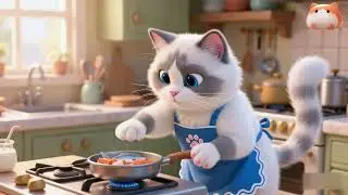 The daily life of a cat family!