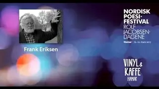 Frank Eriksen hos 'Vinyl & Kaffe' Hamar under Nordisk poesifestival 11.3.2017