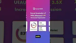 How UAEU&rsquo;s Virtual Graduation Went Viral with Social Walls! 🎓✨ #shorts