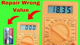 How to Repair Multimeter Wrong Reading | Repair digital multimeter at home