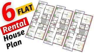 25*50 House Plan for Rent Purpose | 1 BHK Rent House Design | 1 BHK House Plan for Rent