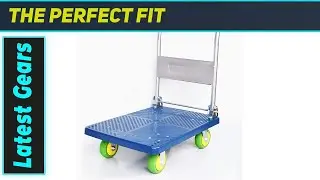 The Ultimate Folding Flatbed Cart: 660lbs Capacity & Super Easy Storage!