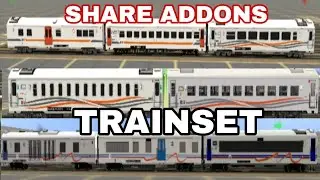 SHARE ADDONS TRAINSET GERBONG || Trainz Simulator Android 