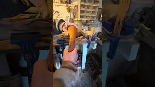 This spoon blank turned into something unexpected #woodworking #shorts #crafts