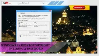 Windows 8.1 Desktop Without Entering a Password