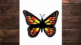 How to Draw a Butterfly Easily /Step by step easy Drawing / Butterfly Drawing /Try this......!!