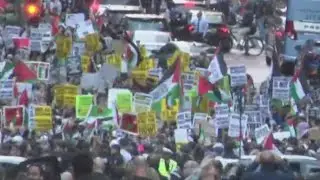Protests ensue in NYC as as Israel battles Hamas
