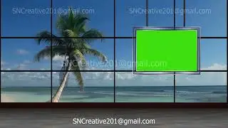 News TV Studio Set 33 - Virtual Green Screen Background Loop