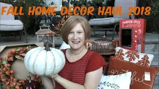 Fall Home Decor Haul 2018 / Home Goods, Target, Hobby Lobby and Michael's / Farmhouse Inspired