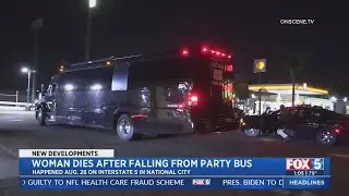 Woman Dies After Falling From Party Bus On Freeway