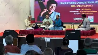 Tillana: the concluding rendition in Carnatic Music Concert by Shri Saketharaman
