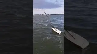 Testing B rig in moderate breeze.