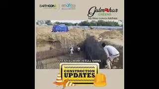 Construction Update 🏗️ 🚧 of MDA Approved Society Gulmohar Greens📞7500537777 #plotforsale #moradabad