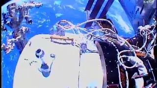 Full ISS US-36 Spacewalk coverage Rubins and Williams installing International Docking Adapter