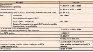 NEET Exam 2019 Application Form, Syllabus, Exam Dates, Eligibility, Results