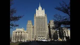 Moscow up-close - photographs of the Ministry of Foreign Affairs building, April 2018