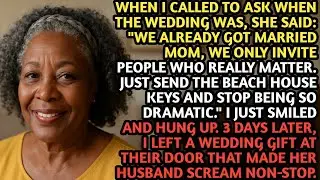 My Daughter Got Married, Didn't Invite Me, Yet Wanted My Beach House For Her Honeymoon, So I...