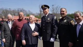 Haverstraw PD Captain Lund Retirement Walkout