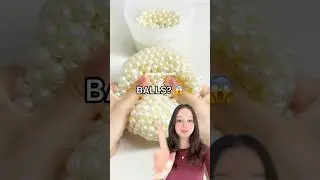 Making PEARL CRUNCHY STRESS BALLS! 😱😳🫧 *satisfying squishy asmr*