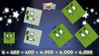 Сумма шести чисел в NUMBERBLOCKS | Учимся считать и складывать числа | @ColorArt_id