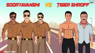 Sooryavanshi vs Tiger shroff | Sooryavanshi trailer spoof | Bolly toons