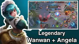 Legendary Wanwan + Angela Combo | Angela Support Rank Gameplay | Fheng Sally