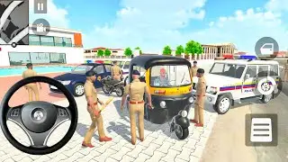 Indian Theft Auto Franklin Arrested 😱 | Indian GTA Police Chase Auto Rickshaw Gameplay